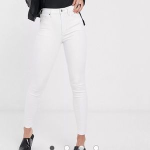 White jeans topshop